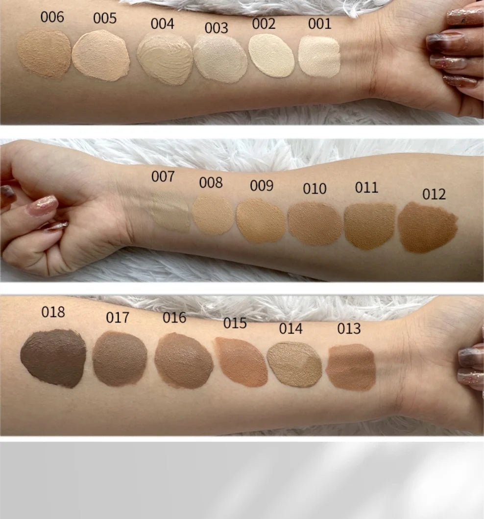 Liquid Foundation Long Lasting Private Label Matte Waterproof Makeup Foundations Vegan Dark Skin Cosmetics Wholesale Bulk Vue
