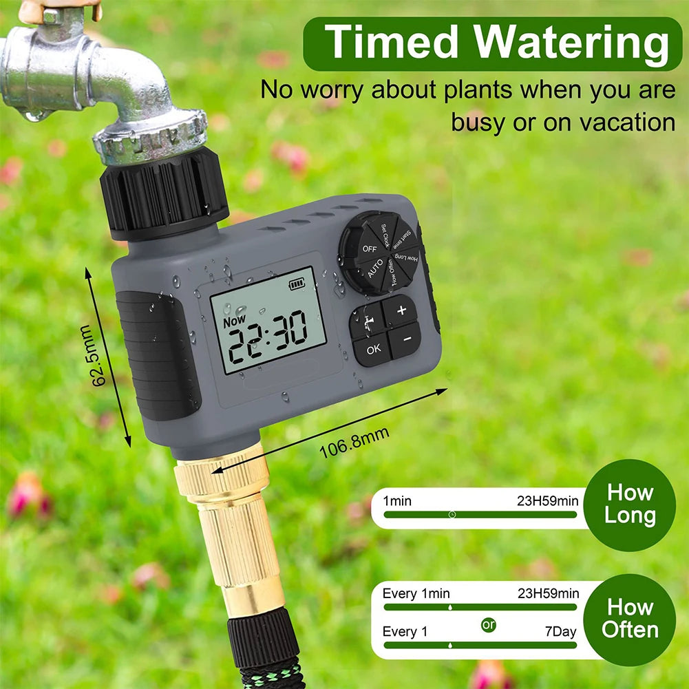 ALLOET Smart Automatic Garden Irrigation Watering Timer Irrigation Watering Timer Vue