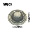 50PCS Roof Screw Protective Caps, Rustproof Weatherproof Roofing Fastener Covers, Durable Screw Caps for Carport Garage Shed Vue 50pcs