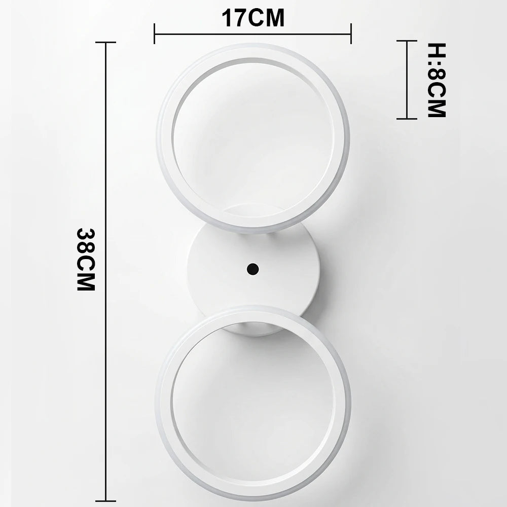 Modern LED Ceiling Lights Corridor Light Home Lighting Led Surface Mounted for Bedroom Living Room Corridor Light 3-color Vue YZ-2Y-WH changeable