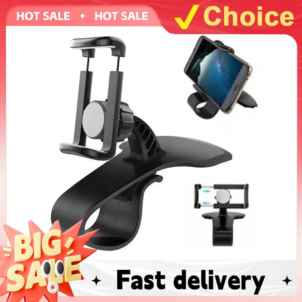 Car Phone Holder Stand Universal Dashboard Car Clip Mount GPS Bracket Car Mobile Phone Support in Car For iPhone Xiaomi Samsung Vue