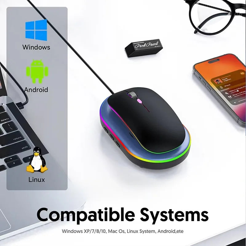 Rotary Mouse Shaker Anti-Sleep Automatic Movement To Prevent Computer Lock Screen Virtual Mouse Mover for Computer Awakening Vue