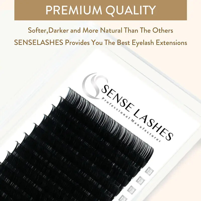 Sense Lashes Faux Mink Russian Volume Eyelash Extensions 16 Row Eyelash Extensions Vue