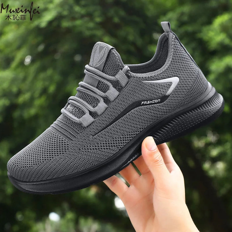 Men's Breathable Mesh Sneakers – Lightweight Non-Slip Casual Shoes Men's Mesh Sneakers Vue