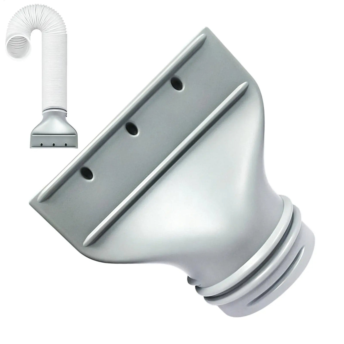 Universal AC Hose Connector, Air Conditioner Adapter Fits 13cm/15cm Hoses, Portable Exhaust Coupler for Window Unit Home Indoor Vue