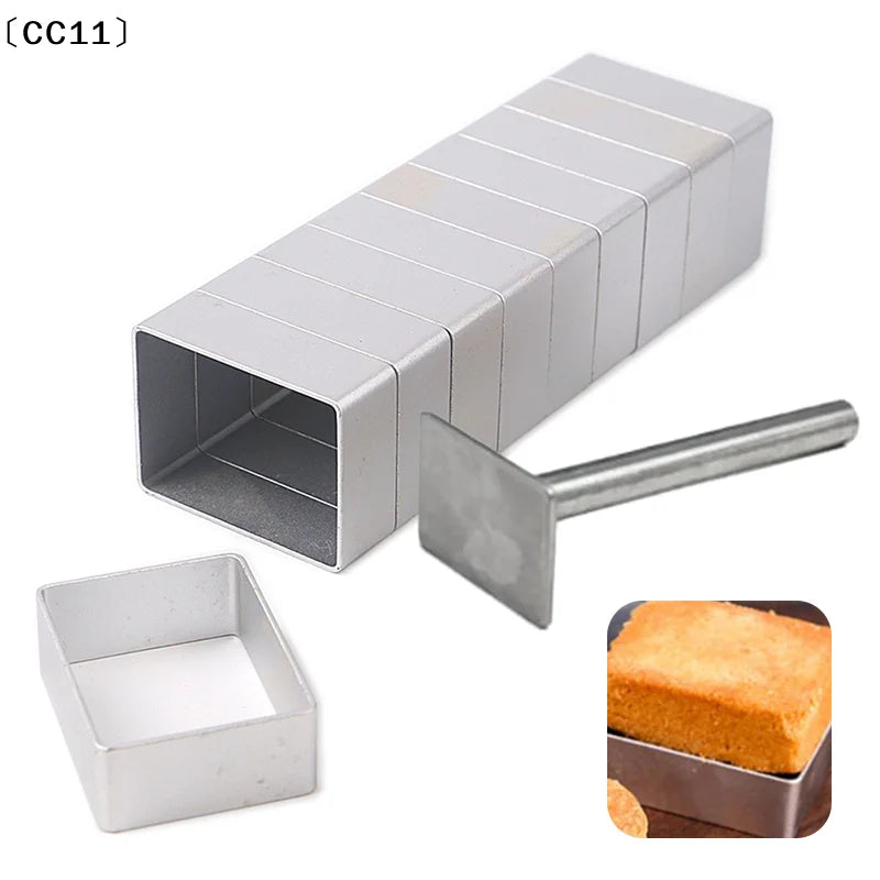Rectangle Shape Pineapple Cake Pie Biscuit Cutter Mold Stainless