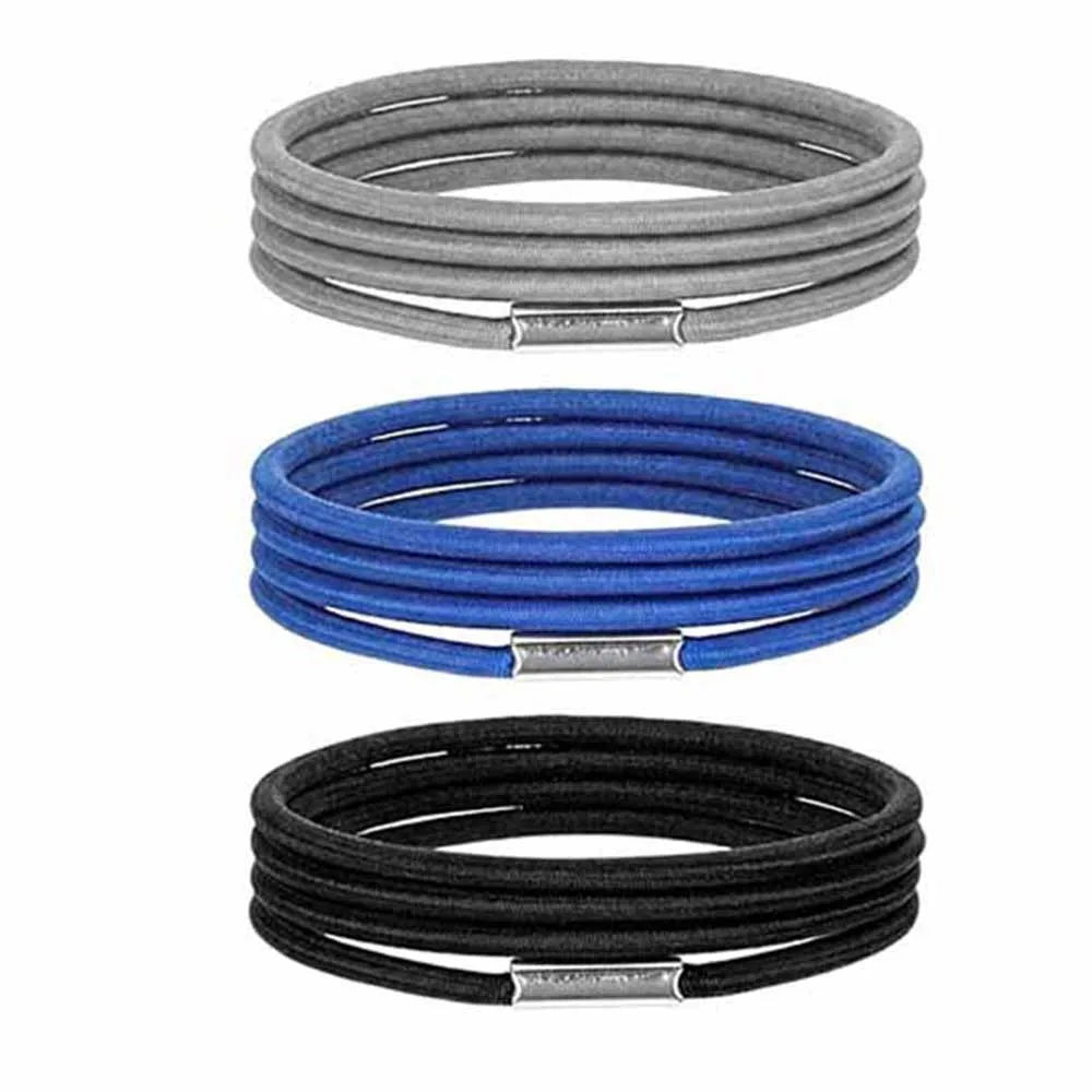 3Pcs Multifunctional Colorful Trash Can Bands Stretchable Elastic Rubber Bands Adjustable Durable Garbage Can Bands Household Vue Black Blue Grey 70cm