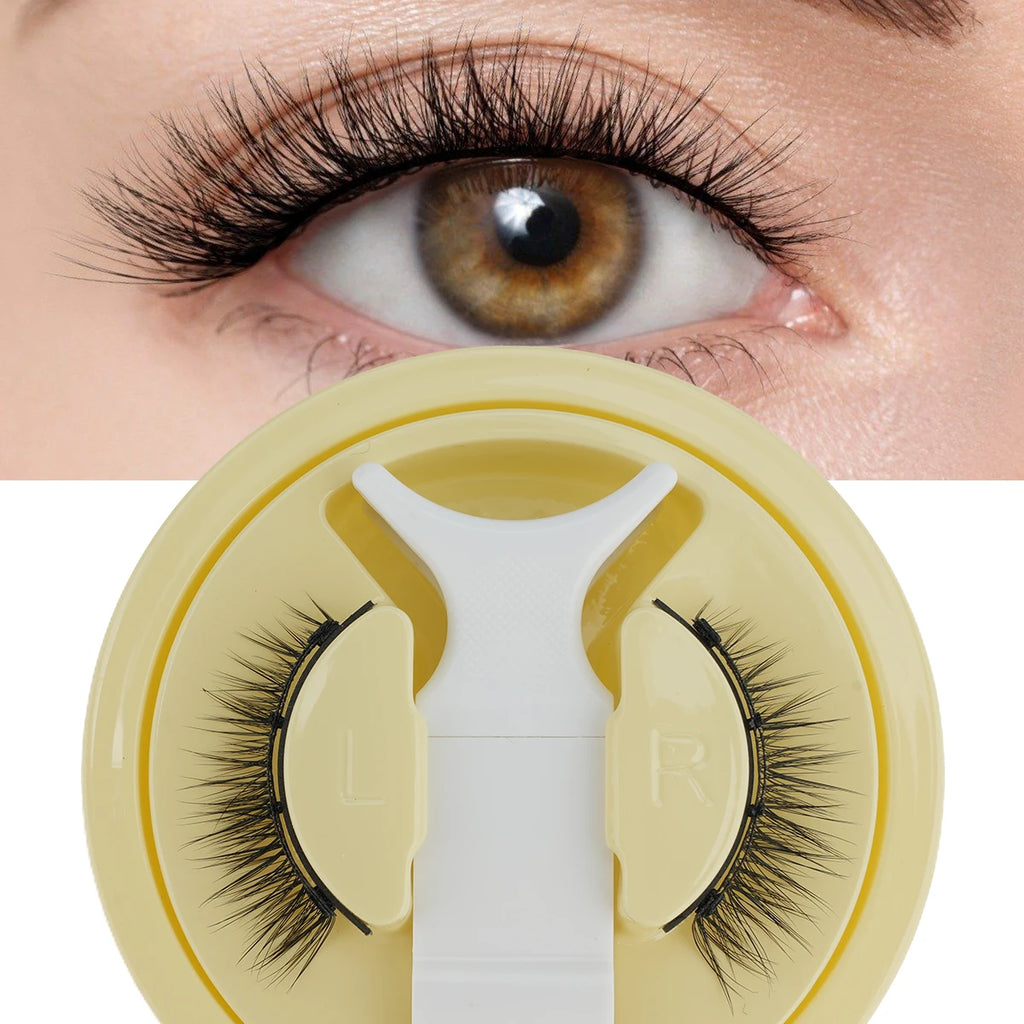 1 Set Magnetic Eyelashes Reusable Cat Eye Magnetic Lash Cosplay Sensitive Eye Friendly Natural Curler False Lashes Make Up Tool Vue