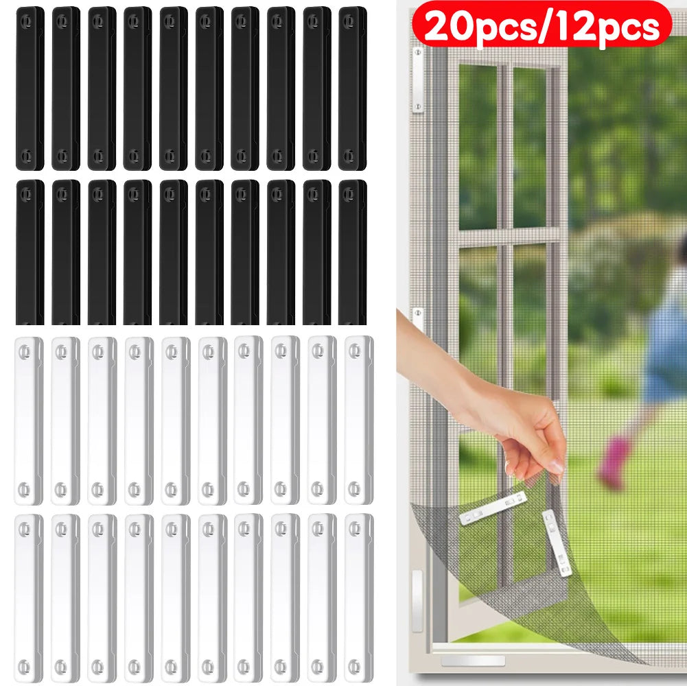 Magnetic Window Screen Clips – No-Drill Insect Screen Fasteners Window Screen Clips Vue