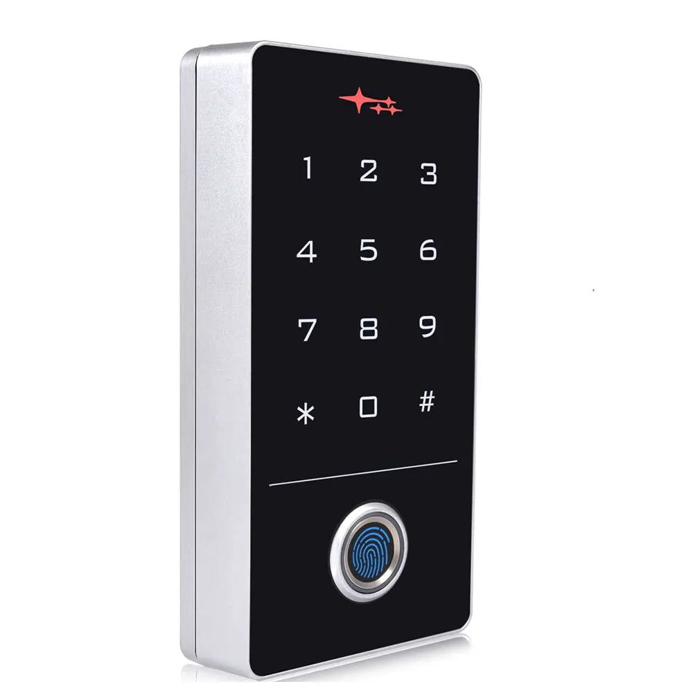 Biometric Fingerprint Support Tuya App WIFI Access Control Keypad Smart Door Lock System Gate Opener Electromagnetic Door Entry Vue