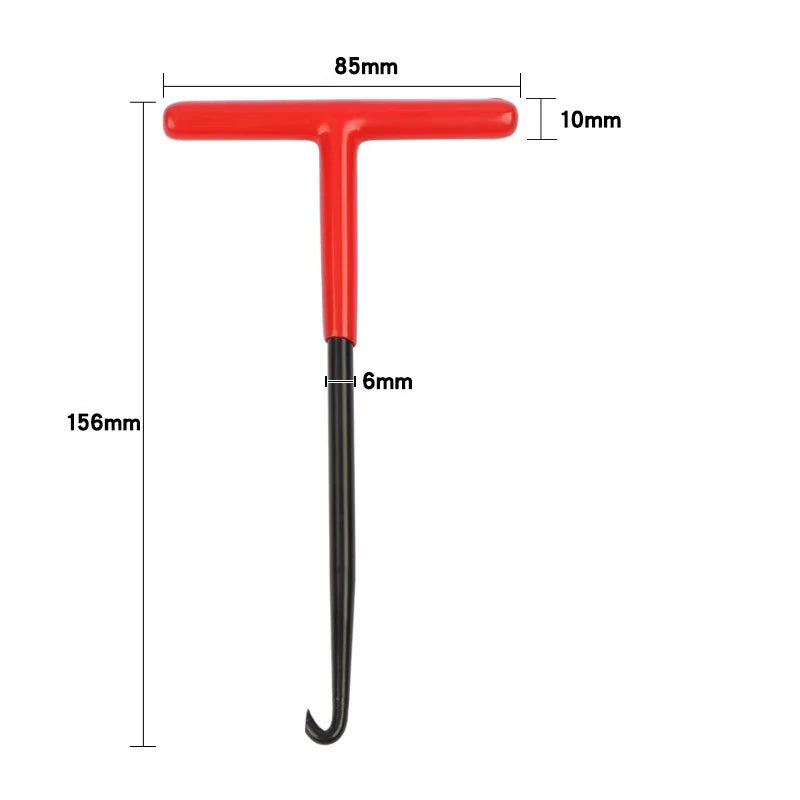 Motorcycle Exhaust Spring Hook T Shaped Handle Exhaust Pipe Spring Wrench Puller Installer Hook Tool Vue Red