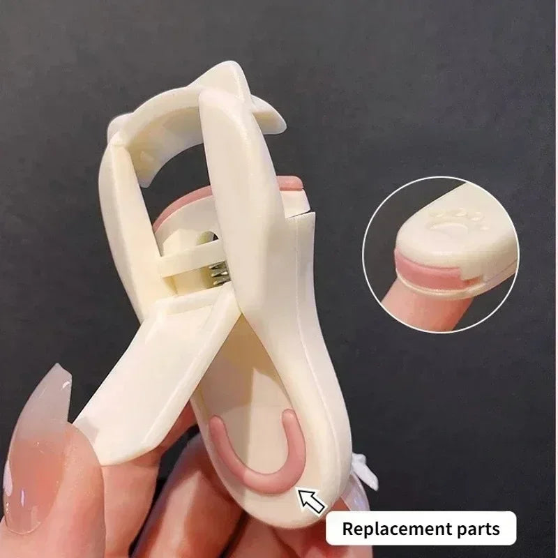 Eyelashes Curler Fit All Eyelash Accessories Tool for Women Makeup Long Lasting Professional Cat ClawCute Shapes Designs Vue