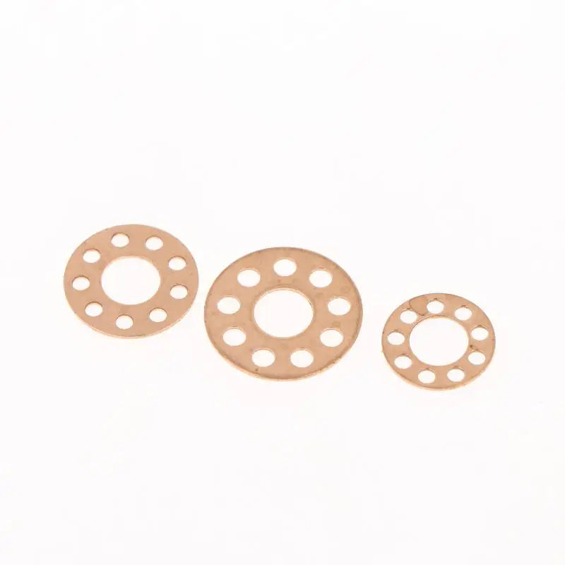 10Pcs Brass Washers for Folding Knife Precision Gasket Oil Storage Durable Knife Accessories for Repair Upgrade Vue