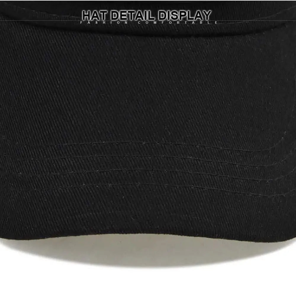 Fashion 5 Panels Baseball Cap Solid Hard Breathable Trucker Hat
