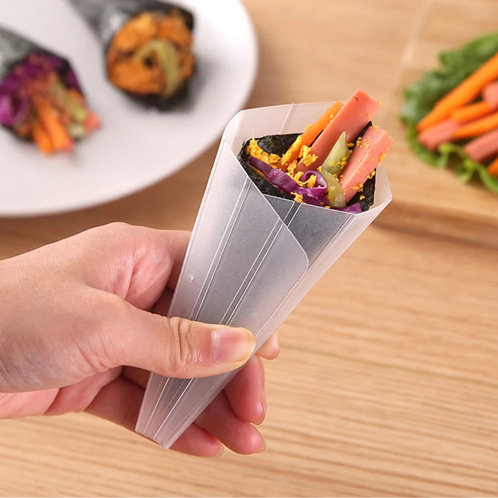 3 pieces/set of mould diy manufacturer sushi rice ball manufacturer sushi with paddle tool two rolls of hand sushi mould Vue