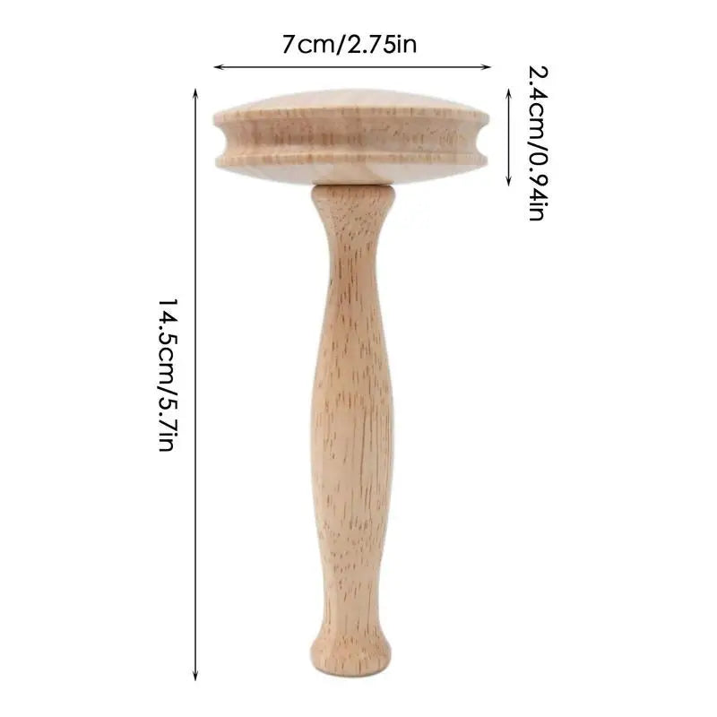 Wooden Darning Mushroom Kit – DIY Sock Mending Tool Set Darning Sewing Kit Vue