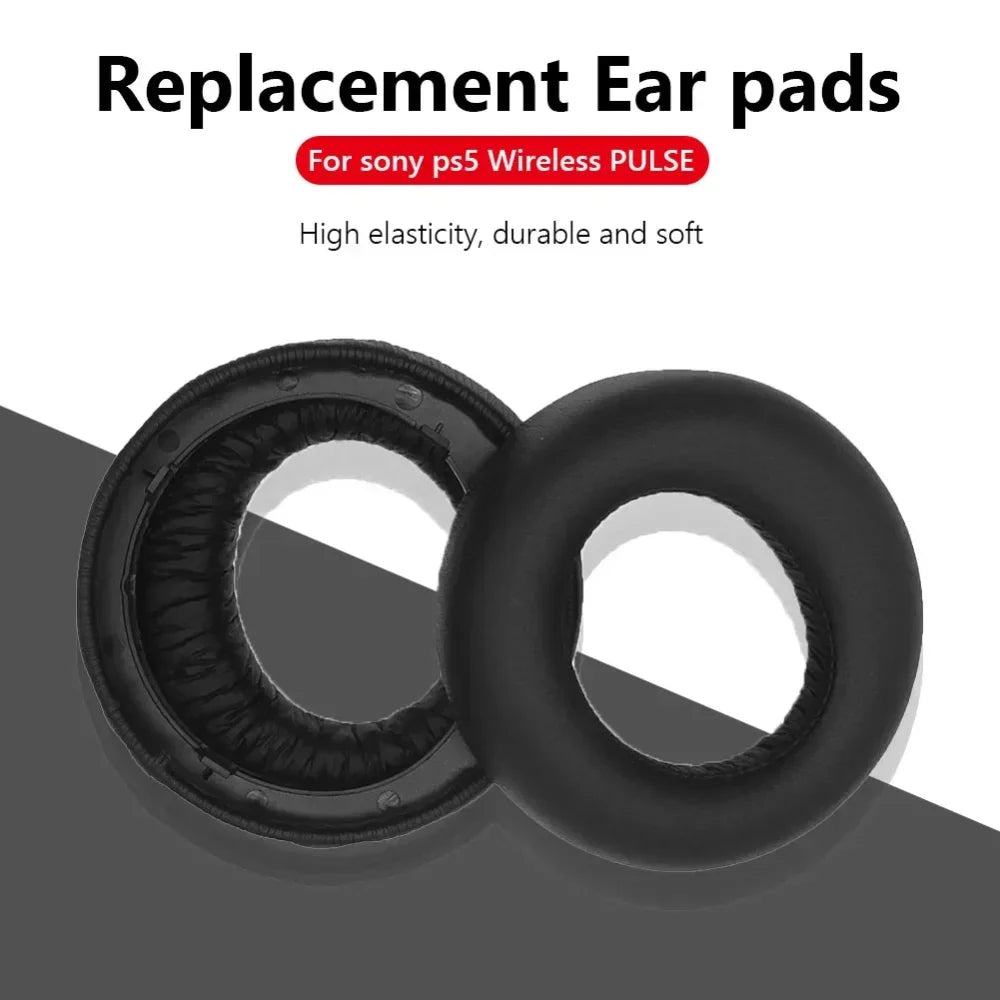2pcs Replacement Ear Pads Headphone Earpads for Sony/PS5/PULSE 3D Headphone Earpad Replacement Cushions Cover Earmuff Vue