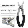Aluminum Alloy Archery D Loop Pliers Compound Bow D Ring Installation Tool Bowstring D Loop Adjust Shooting Accessories Vue Default Title
