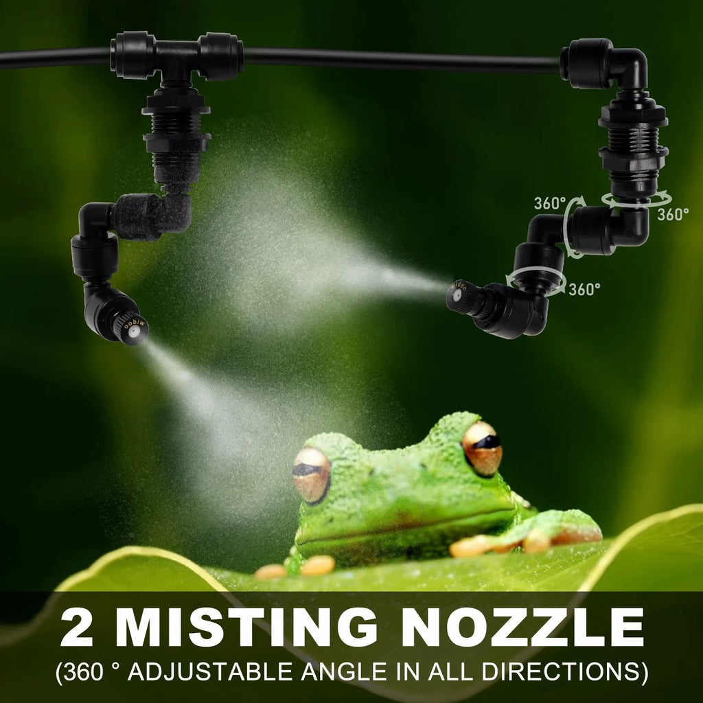 Smart Rain Forest Tank Timing Spray System Intelligent Atomization Set Pet Lizards Snakes Frog Turtle Box Spray Humidifier Vue