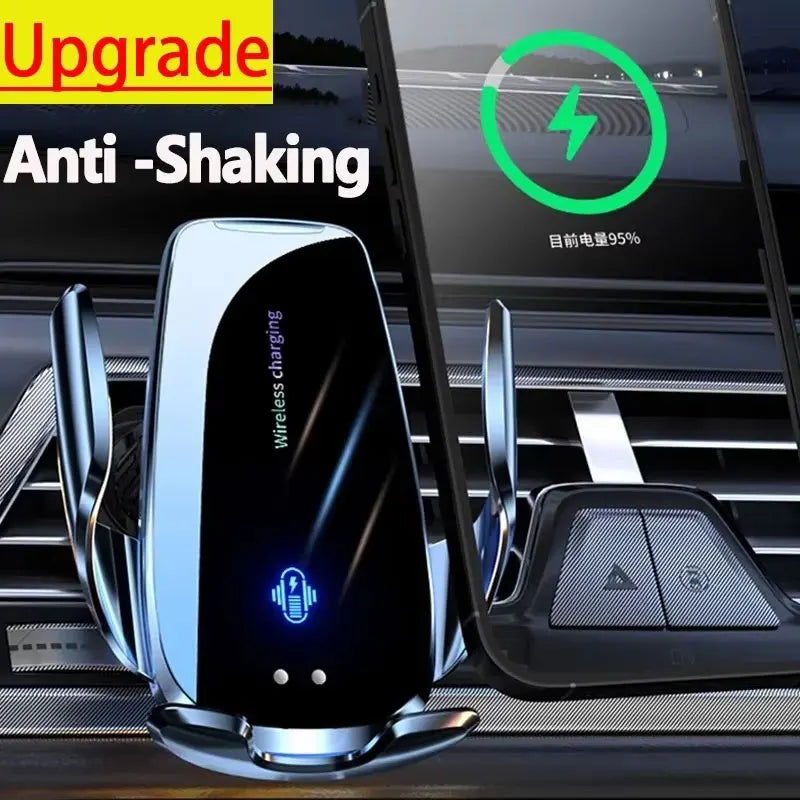 30W Car Wireless Charger Automatic Car Phone Holder Infrared Induction for iPhone16 15 14 13 12 Samsung Fast Charging Station Vue