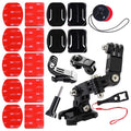 Motorcycle Helmet Kit for GoPro Hero 1110 9 8 7 Action Camera Accessories Set Chin Mount Bracket Bike Chin Mount For Go Pro Vue Helmet Set