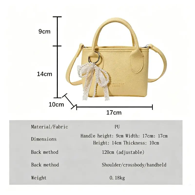 Simple Square Shoulder Bags Women Solid Versatile Ladies Crossbody