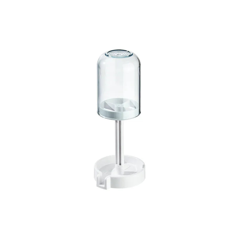 Toothbrush Holder Withdust Cover Drainage Design Plastic Multifunctional Bathroom Toothbrush and Cup Organizer Vue