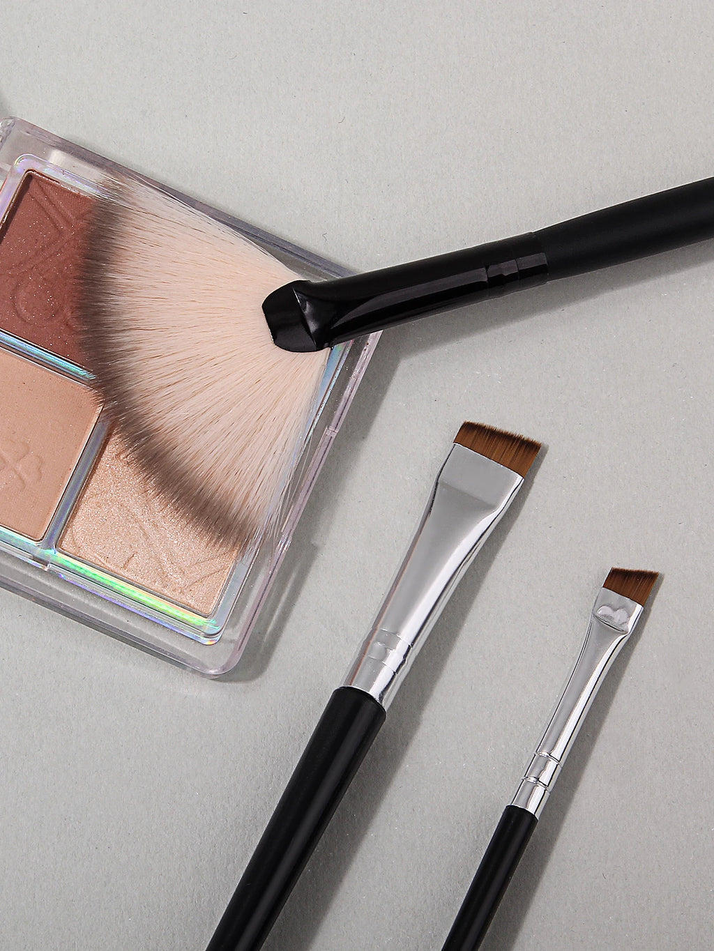 3Pcs Makeup Brushes Soft Fluffy Makeup Tools Cosmetic Highlighter Eyebrow Eyeliner Blending Beauty Make Up Brush Vue