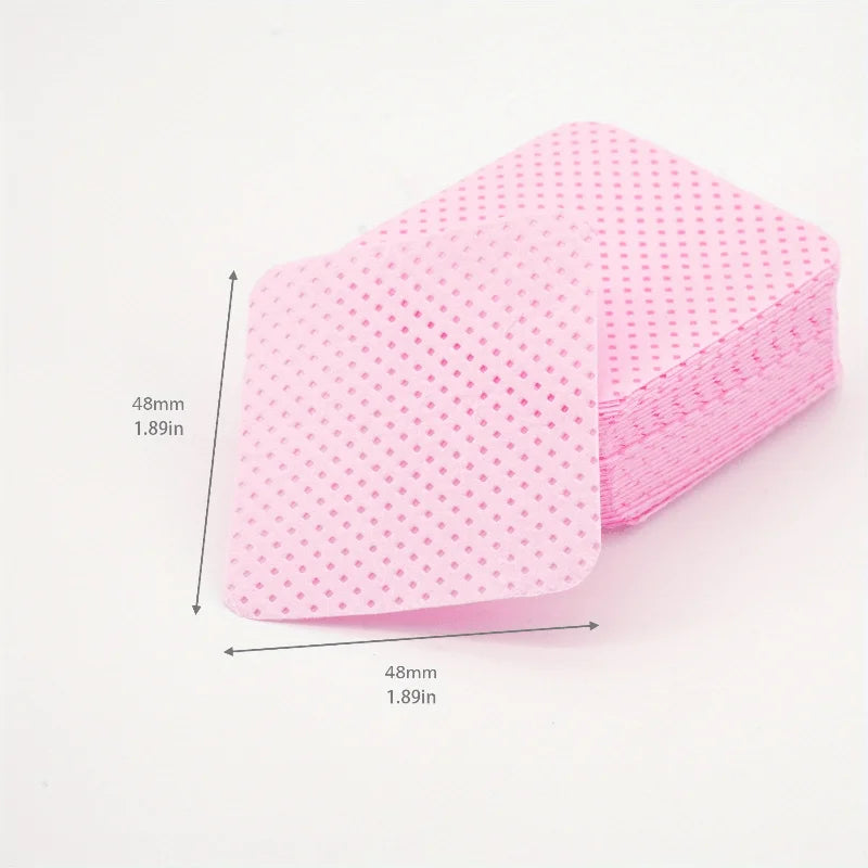 100-540PCS Lint-free Nail Polish Remover Gel Nail Wipes Pads Manicure Pedicure Makeup Gel Nail Art Cleaning Tools Vue