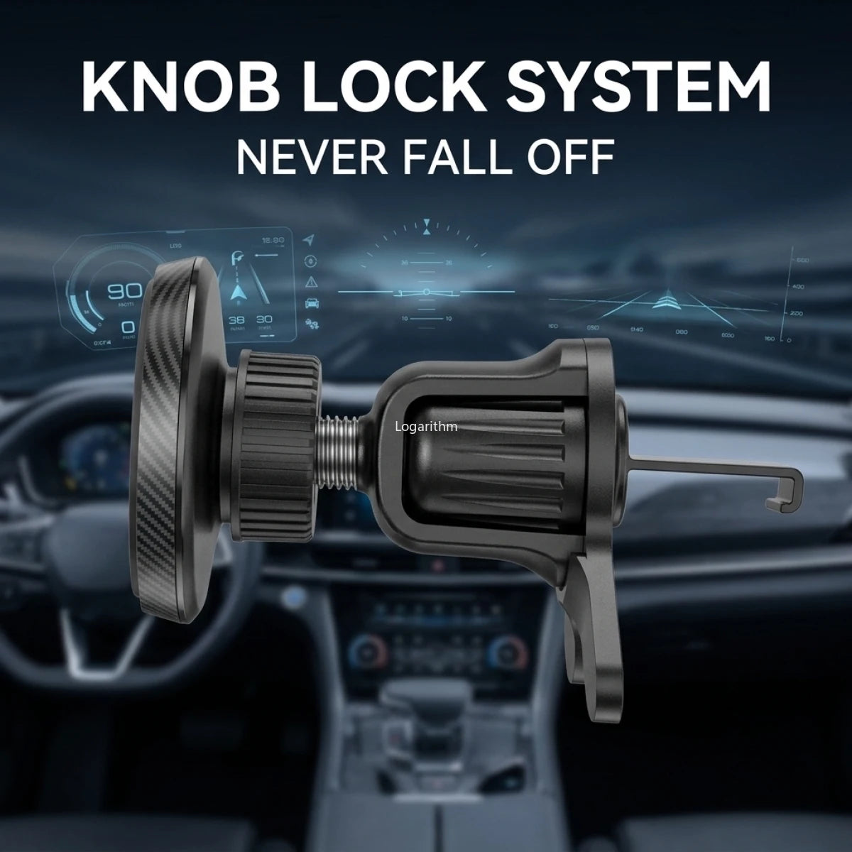 Universal Magnetic Car Phone Holder Strong Magnet Ultra Secure Car Mount for Air Vent 360° Adjustable for All Smartphones Vue