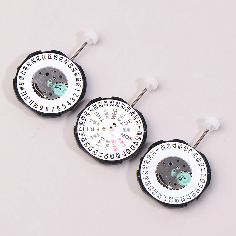 China Sunon SL28 SL28-6 Quartz Movement Three Hands Calendar Date Replacement Cheap Alternative To 2115-20z Movement Vue