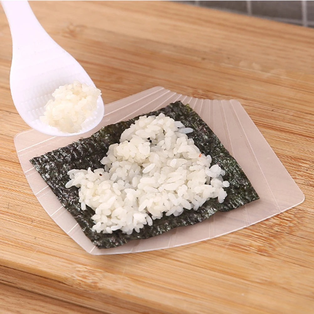 3 pieces/set of mould diy manufacturer sushi rice ball manufacturer sushi with paddle tool two rolls of hand sushi mould Vue