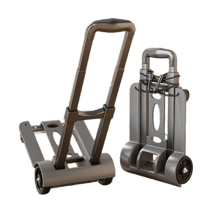 Wheel Trolley folding luggage trolley Folding Hand Truck Barrow Cart Travel Luggage Shopping Cart Portable Home Use Cart Vue
