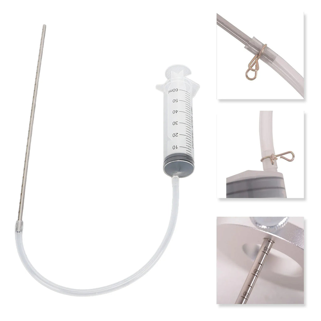 Motorcycle Front Fork Oil Adjuster, Front Fork Oil Gauge, Front Fork Oil Adjustment and Measurement Tool Vue
