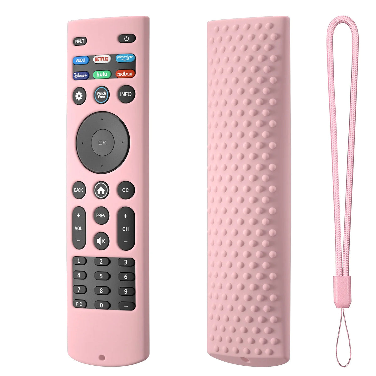 Smart TV for VIZIO XRT140 Remote Control Case Soft Silicone Cover Shockproof Anti-Slip Shell Replacement Smart Remote Control Vue