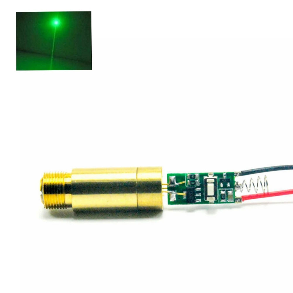 Industrial Lab 532nm Green Laser Dot Module 10mw/20mw/30mw/50mw/100mw/200mw Stage Lighting Vue