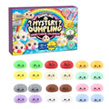 Surprise Dumpling Blind Box Countdown Calendar 24 Day Stress Relief Squeeze Toy Set Kids Teens Women Desk Party Table Decor Gift Vue A9