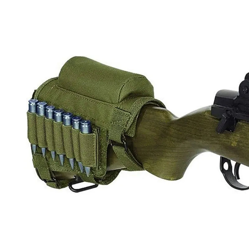 New Military Camouflage Outdoor Off-road CS Tactical Accessory Bullet Pouch Cheek Pad Stock Pouch Bullet Pouch Vue