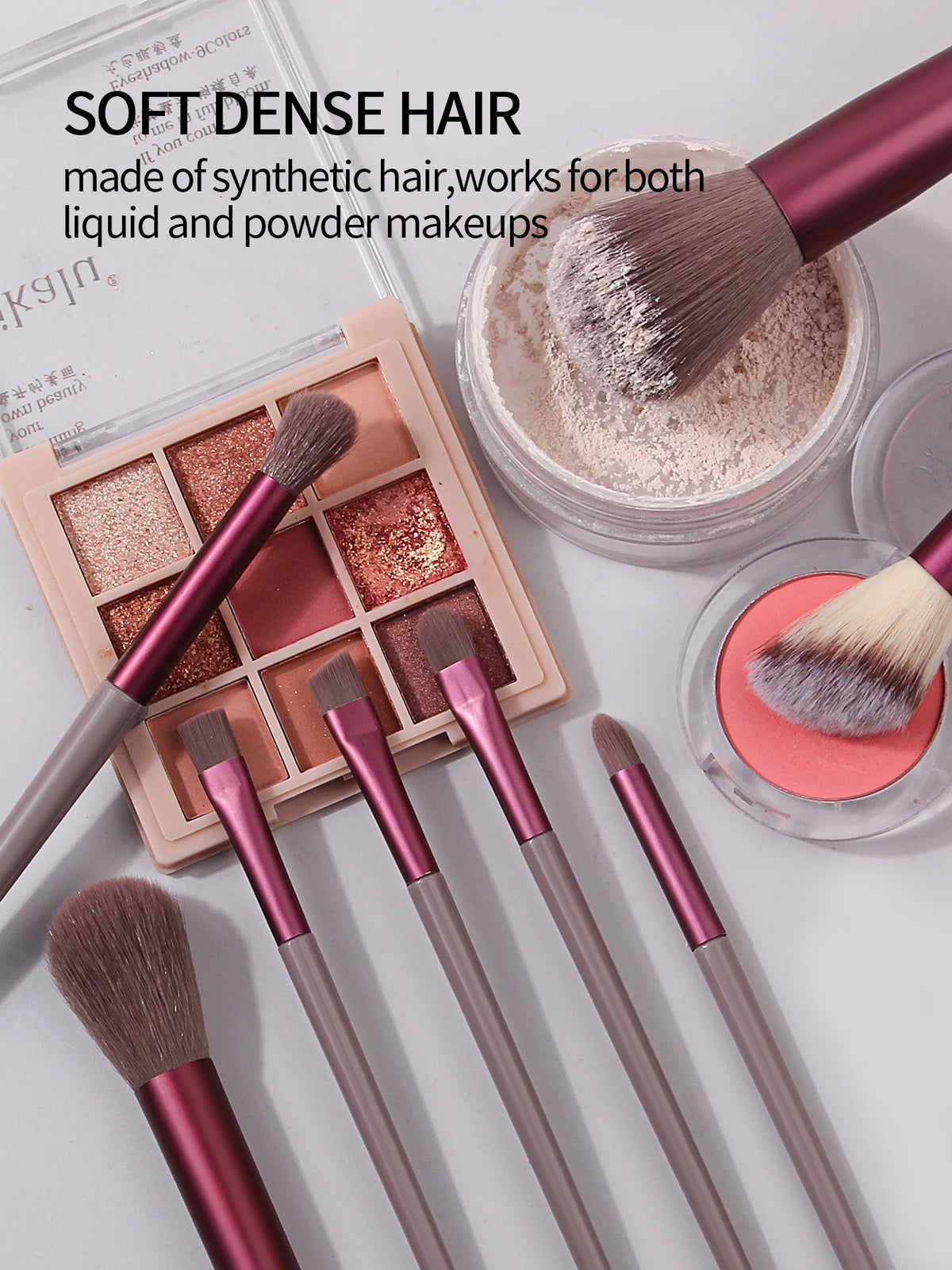 13PCS Professional Makeup Brushes Set Soft Fluffy Foundation Eyeshadow Concealer Blending Blush Brush Kabuki Women Beauty Tool Vue
