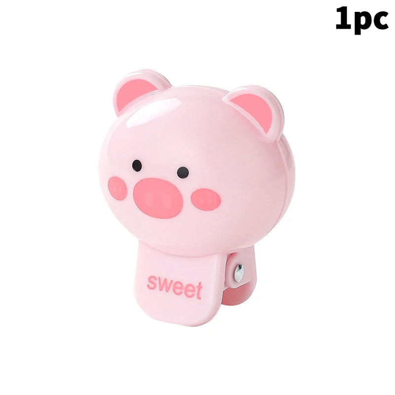 1/4pcs Animals Toothbrush Head Cover Clips Capibara Portable Electric Toothbrush Dustproof Head Protector Cap Household Travel Vue Pink
