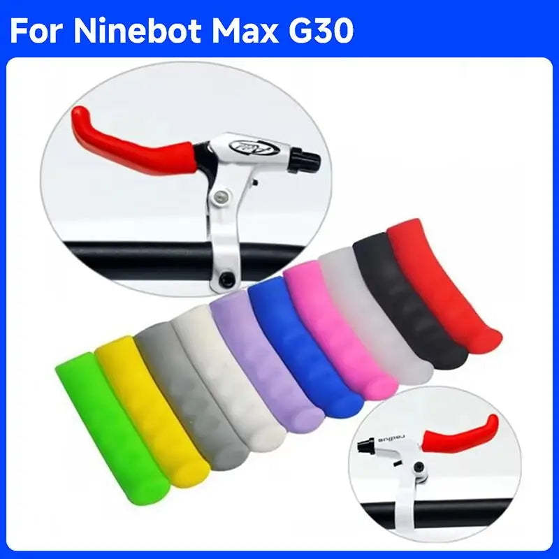 Silicone Bike Brake Lever Cover Non Slip Handle Protector Durable Bicycle Accessory for and Road Riding Safety Vue