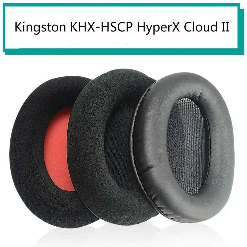 High Quality Headset Foam Cusion Replacement for HyperX Cloud I II Alpha Flight Stinger Core Earpads Soft Protein Sponge Cover Vue