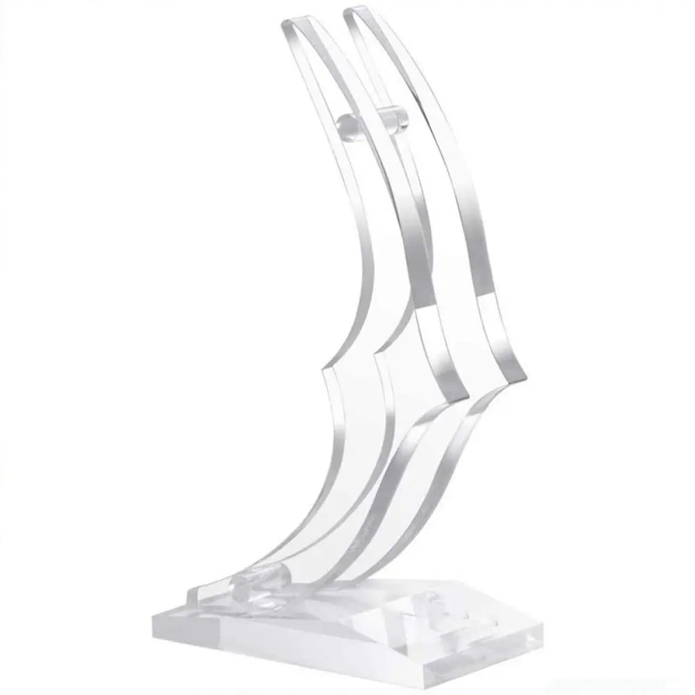 Clear Base Artificial Rose Bracket Wear-resistant Non-slip Acrylic Display Stand Easy To Clean Flat Bottom Vue