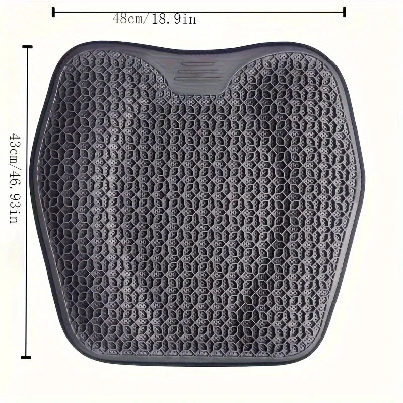 1PC Honeycomb Gel Orthopedic Seat Cushion, Breathable Tailbone Support Chair Pad for Car Office Home, Washable Lightweight Vue