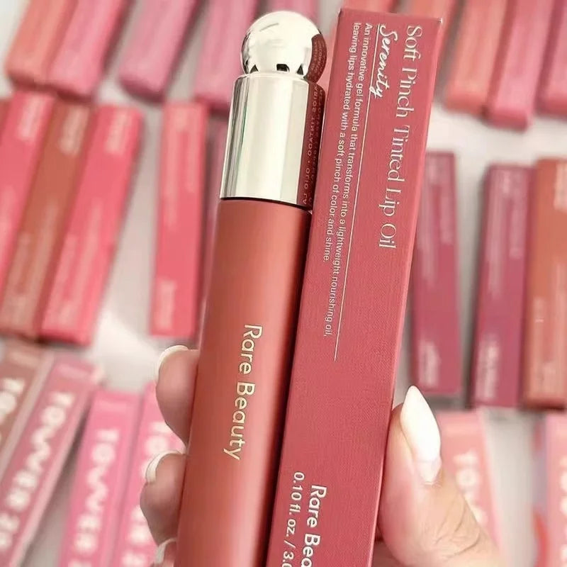 Rare Beauty Soft Pinch Tinted Lip Oil Stain Lip Gloss Delight Hope Happy Wonder Liquid Blush Makeup Cosmetics Face Eye Blusher Vue