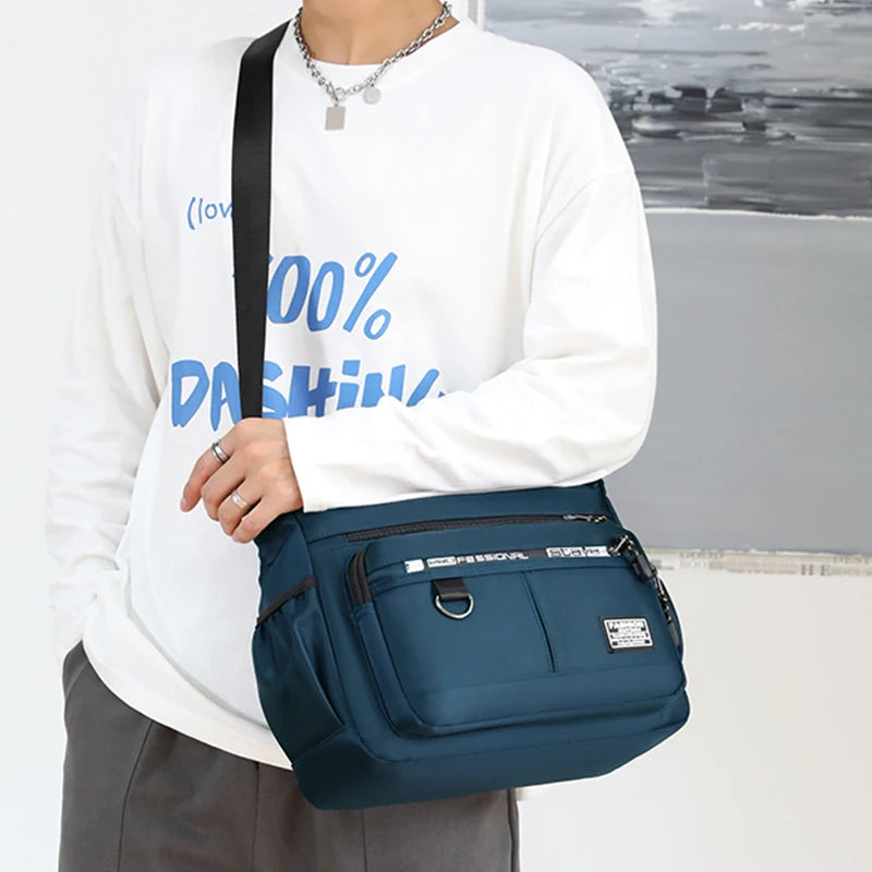 Men's Business Single-shoulder Bag Suitable Trips Work Made Nylon