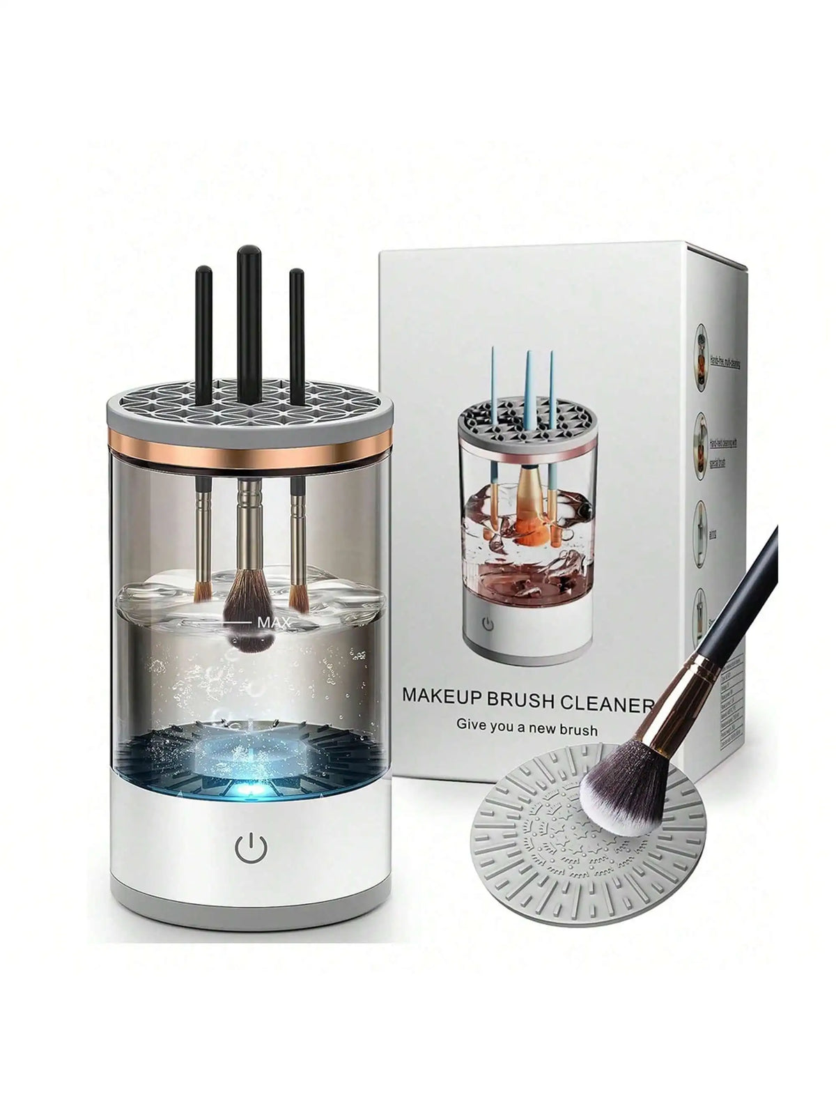 Electric Makeup Brush Cleaner Machine Vue