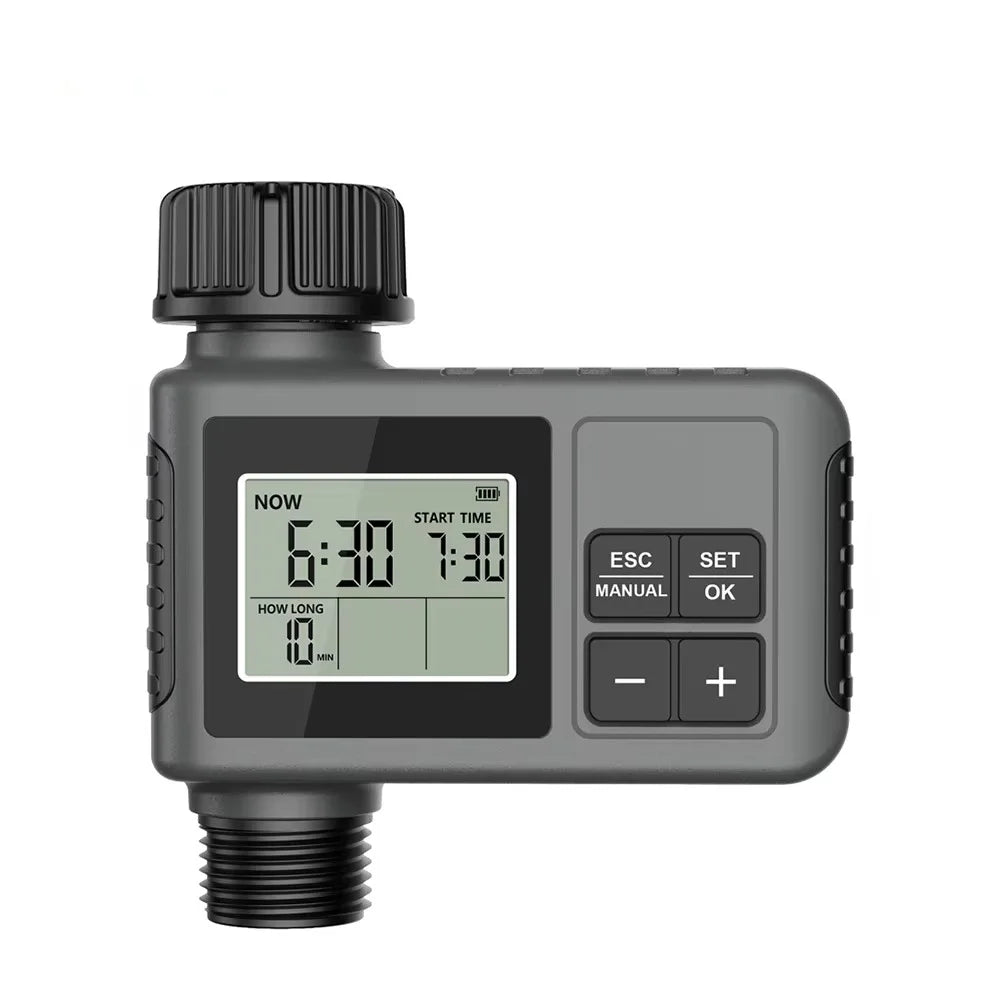 Automatic Water Timer Intelligent Irrigation Watering System Sprinkler Timer Garden Programmer Equipment IPX7 LCD Display Vue
