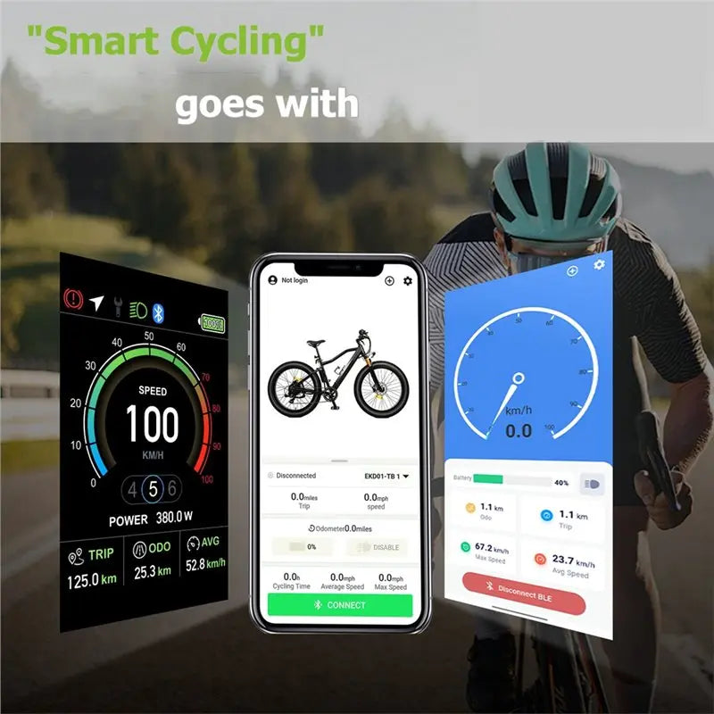 Hot-For Tongsheng 5Pin E-Bike Control Panel VD04 Bluetooth Display Waterproof Ebike Display Part CAN Protocol Vue