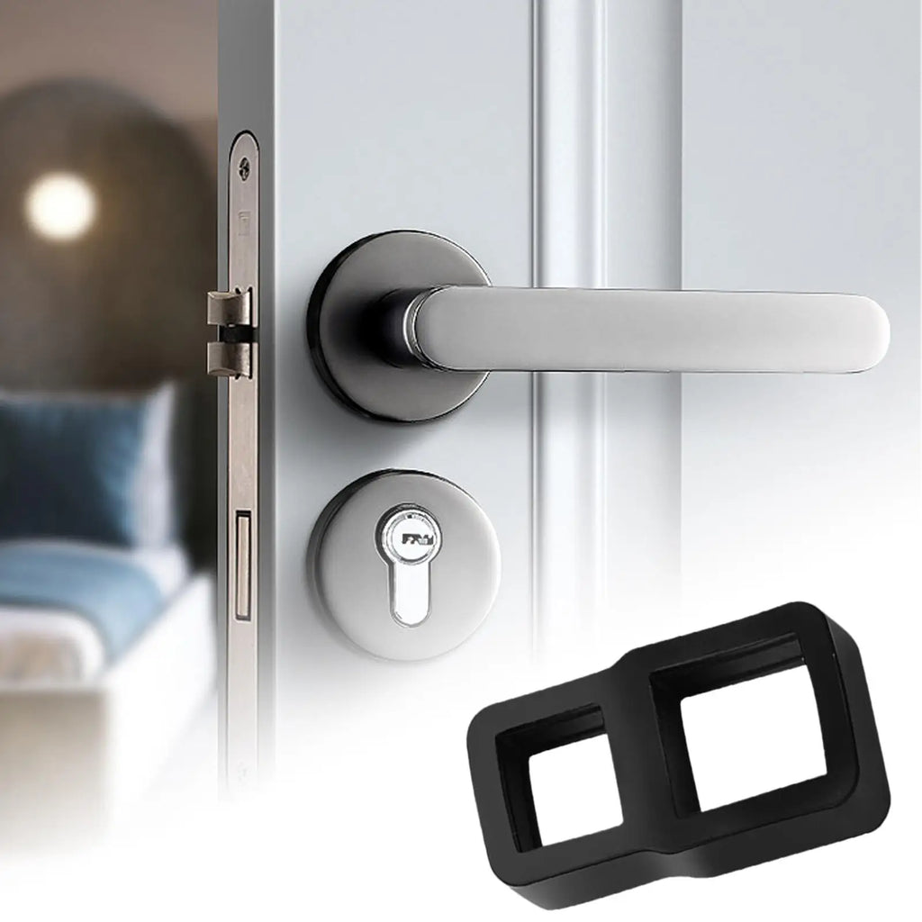 Portable Handles Door Stopper Silicone Gel Door Stop With Noise Reduction Transparent Wall Protection Door Knob Bumper For Kids Vue